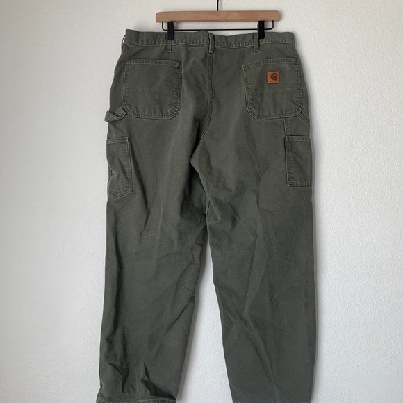 Vintage Carhartt Original Dungaree Fit Denim Jeans sz 42 - Picture 5 of 11